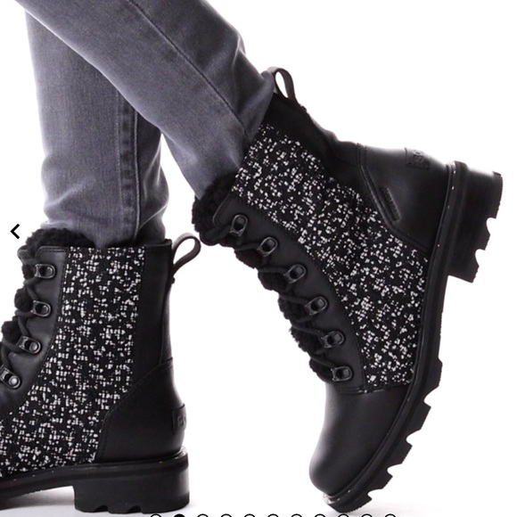 SOREL WOMEN'S LENNOX LACE COZY BOOTIE NEW - Picture 1 of 9
